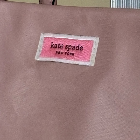 Kate Spade Pink Canvas Tote with Short Handles - Picture 3 of 13